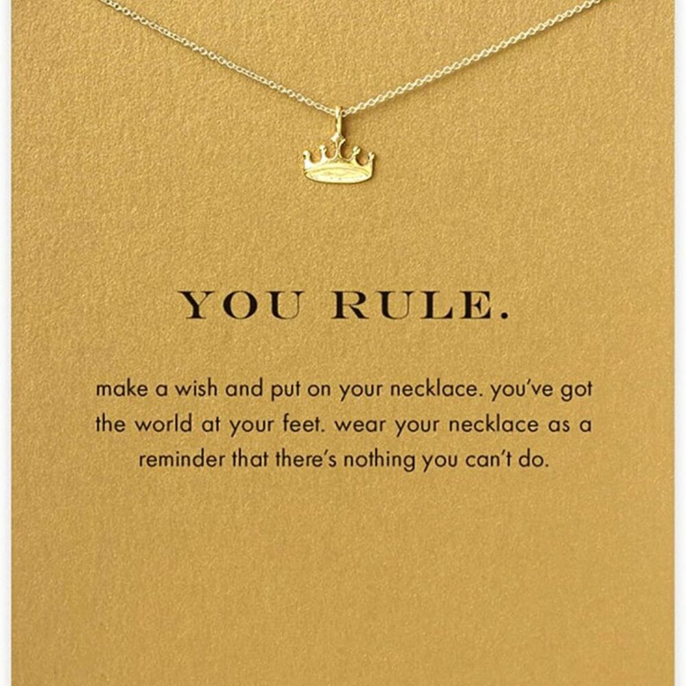 Friendship Anchor Compass Necklace Good Luck Elephant Pendant Chain Necklace wit